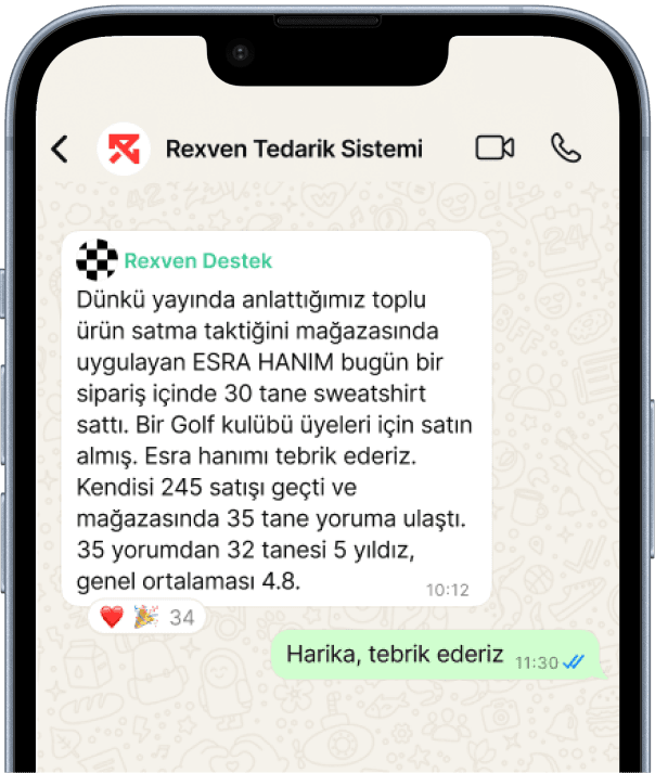 Rexven satıcı yazışması 3